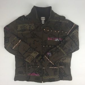 Chico’s women zipper jacket